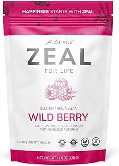 Zeal for Life 30-Day Wellness Bag - Wild Berry Flavor - Daily Nutritional Supplement for Vitality, Immunity, & Overall Wellness - 420 Grams