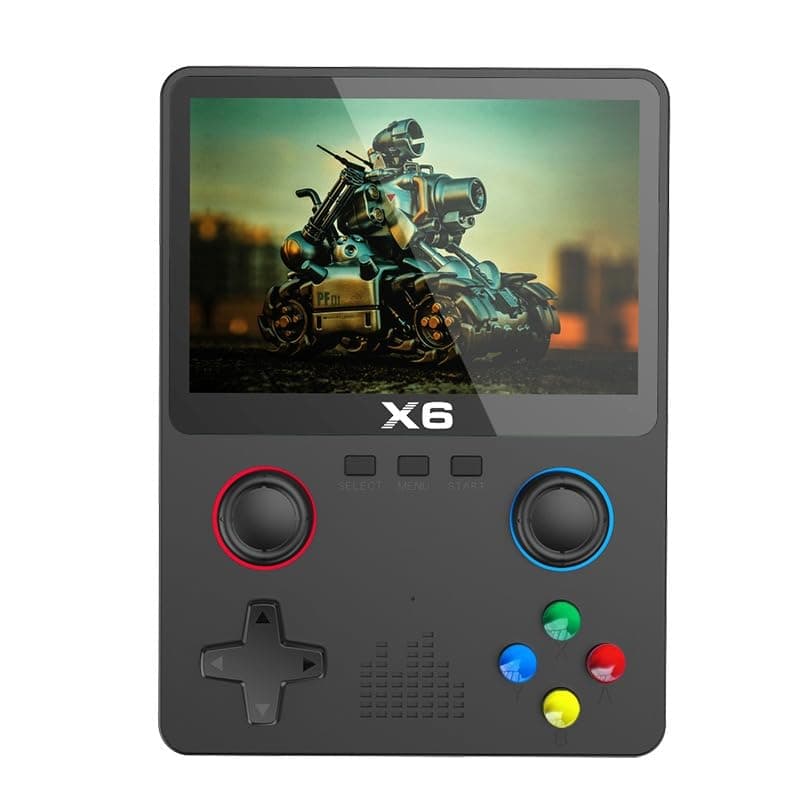 Handheld Game Console, Retro Game Console with Built-in 32GB 8000+ Games, 3.5-inch, Dual 3D Joystick, 11 Emulators, Handheld Gaming Console Support TV Output, Black