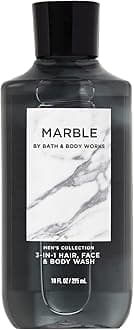 Bath & Body Works and Marble For Men 3-in-1 Hair, Face Wash - Value Pack lot of 2 - Full Size (Marble)