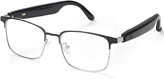 Smart Bluetooth Glasses, Blue Light Glasses for Women Men, Remote Shooting, Open Ear Sound Mic & Speakers, Magnetic Charging, Color-Changing Polarized Sunglasses Lenses, Voice Assistant（GS06S-2)