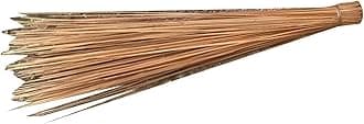 Natural & Pure Bamboo Stick Coconut Jhadu/Broom – Traditional Eco-Friendly Broom for Outdoor Cleaning, Garden, Veranda & Open Spaces | Durable, Lightweight & Long-Handled (Brown, Pack of 1)