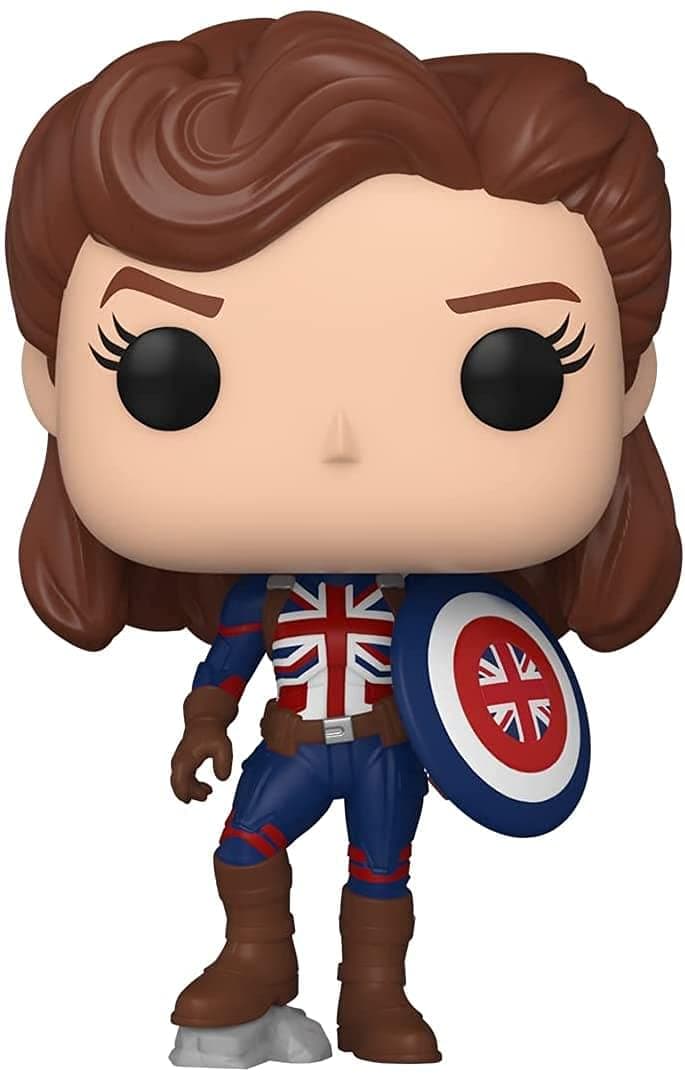 POP! Marvel: Marvel - What If– Captain Carter - Marvel What If - Collectable Vinyl Figure - Gift Idea - Official Merchandise - Toys for Kids & Adults - TV Fans - Model Figure for Collectors