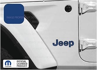 Decal Mods Fender Jeep Fender Flat Overlay Decal Graphic fits Jeep Wrangler JL/JT (2018-2024) (Set of 2) Blue CBLU | SJ8Z3