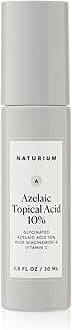 Naturium Azelaic Topical Acid 10%, Plus Niacinamide & Vitamin C, Face & Skin Care Treatment, Dark Spot Remover, 1 Oz, Oil