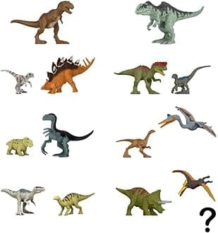 Dominion Minis Dinosaur Toy Figures for 3 Year Olds & Up