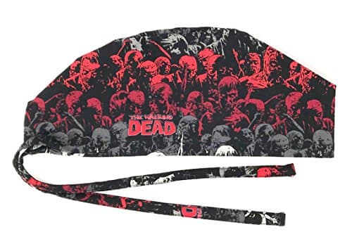Hurricane Caps Scrub Cap, Walking Dead