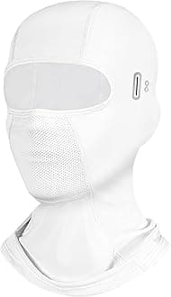 Balaclava Face Mask with Glasses Holes for Men Women Summer Cooling Shiesty Mask Sun UV Protection for Motorcycle Work Ski