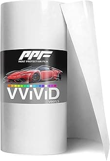 VViViD High Gloss Paint Protection Film (PPF) 6” x 120” inch Self Healing Wrap Guard