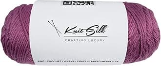 Knitsilk 100% Merino Wool Yarn | 200+ Yards| 100gx2 Count |200 Grams |Handcrafted Material for Knitting, Crocheting & Weaving| Pack of 2