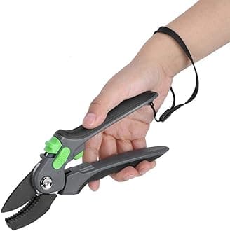 Garden Art Heavy Duty 8.5inch Garden Hand Pruner Pruning Shear, Makes Clean Cuts, Ergonomic Handle, Fruit Vegetable Tree Branches Pruning Shearing Tool (GAHC-207)