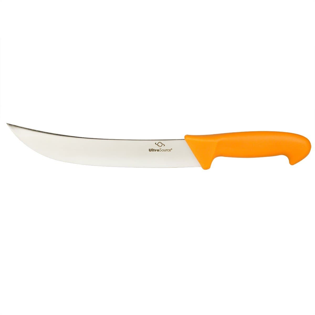 Butcher Knife, 10" Cimeter Blade, Polypropylene Handle