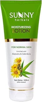 Sunny Moisturizing Lotion With Aloevera & Calendula Extracts | Makes Skin Velvety and Radiant Soft | Fights Against Pigmentation & Other Aging Sign | Sun Burn Protection | For all skin types 100ml