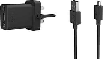 Sony Mobile UK Mains Quick Charger with USB Cable - Black