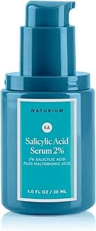 Naturium Salicylic Acid Serum 2%, Plus Maltobionic Acid, Blemish Treatment, 1.0 oz