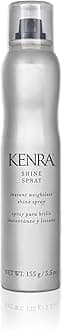 Kenra Professional Shine Spray | Instant Weightless Shine Hairspray | Tames Frizz & Flyaways | Enhances Color Vibrancy | Lightweight, No Hold | All Hair Types | 5.5 oz