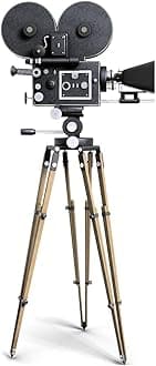 SP12147 Old Fashioned Hollywood Movie Camera Movie Set Prop Cardboard Cutout Standee Stand up