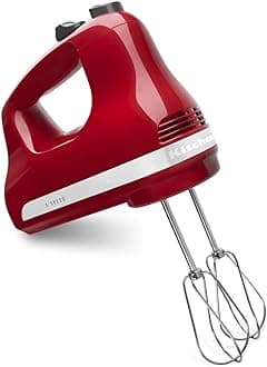 KitchenAid5 Ultra Power Speed Hand Mixer - KHM512, Empire Red (1 Pack)