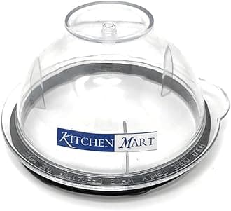 Kitchen Mart Replacement Dome Lid With Gasket Compatible With Preethi Zodiac/Zion/Zodiac 2.0 / Steele Supreme Mixer Grinder'S Chutney Jar