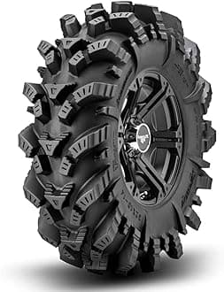 Intimidator UTV/ATV Mud Tire for RZR, X3, General, Maverick, Ranger, Rock & All Terrain UTV Mud Tire | 28x10-14 | 2" Tread Depth | 6 Ply Ratings