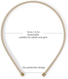 WOVOWOVO 5Pcs Thin Leather Headbands for Women Fashion Hair Bands for Women's Hair Non Slip Black Brown Skinny Headbands Cute Accessories for Women