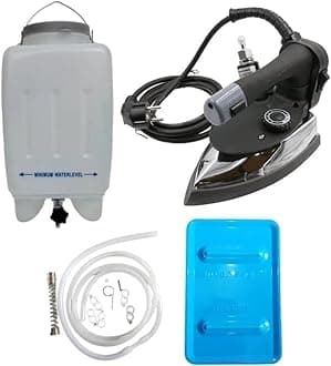 Silver Star Steam 1800 Watts 220V Industrial Electric Steam Iron with Gravity 4.0 L Water Tank (ES-300L)