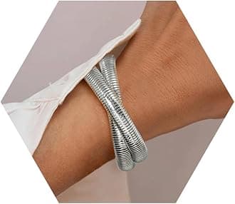 Gold Bracelets for Women, Gold Bangles for Women Chunky Bangle Bracelets for Women Bracelets Stack Tarnish Free Gold Jewelry Set of 3 for Women Accessories for Her Gifts