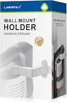 LANMU Wall Mount Holder Compatible with Shark IX141 IZ363HT IZ362H Pet Cordless Stick Vacuum, Ultracyclone CH951 CH901 and Dyson V10 V11 V12 V15 Outsize Vacuum