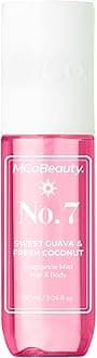 MCoBeauty - Fragrance Mist No. 7 - Light Body Mist and Hair Perfume with Sweet Guava & Fresh Coconut, Fruit Scent with Tropical Notes - Vegan, Cruelty Free - Gifts for Women, Feminine Spray - 90ml