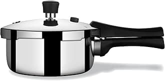 Stahl Xpress Triply 1.5 L Pressure Cooker Baby, Induction Cooker, Outer Lid Pressure Cooker, Induction & Gas Stove Compatible, 5 Years Warranty