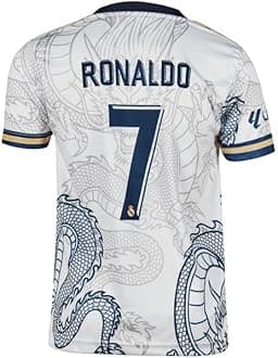 RJMSports Real Football Team Jersey for Boys 2024 New Boys and Men