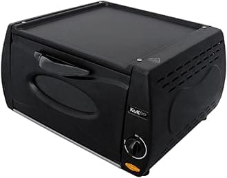KuKoo Monster Shop Tandoor Oven Mini Pizza Chapati Roti Lahmacun Manakish Naan Bread Maker Electric Tandoori Takeaway Kitchen Appliance Top Plate Aluminium Glass