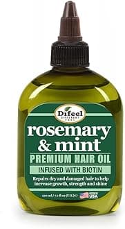 Difeel Rosemary and Mint Premium Hair Oil with Biotin 7.1 oz. - Natural Rosemary Oil for Hair Growth & Biotin