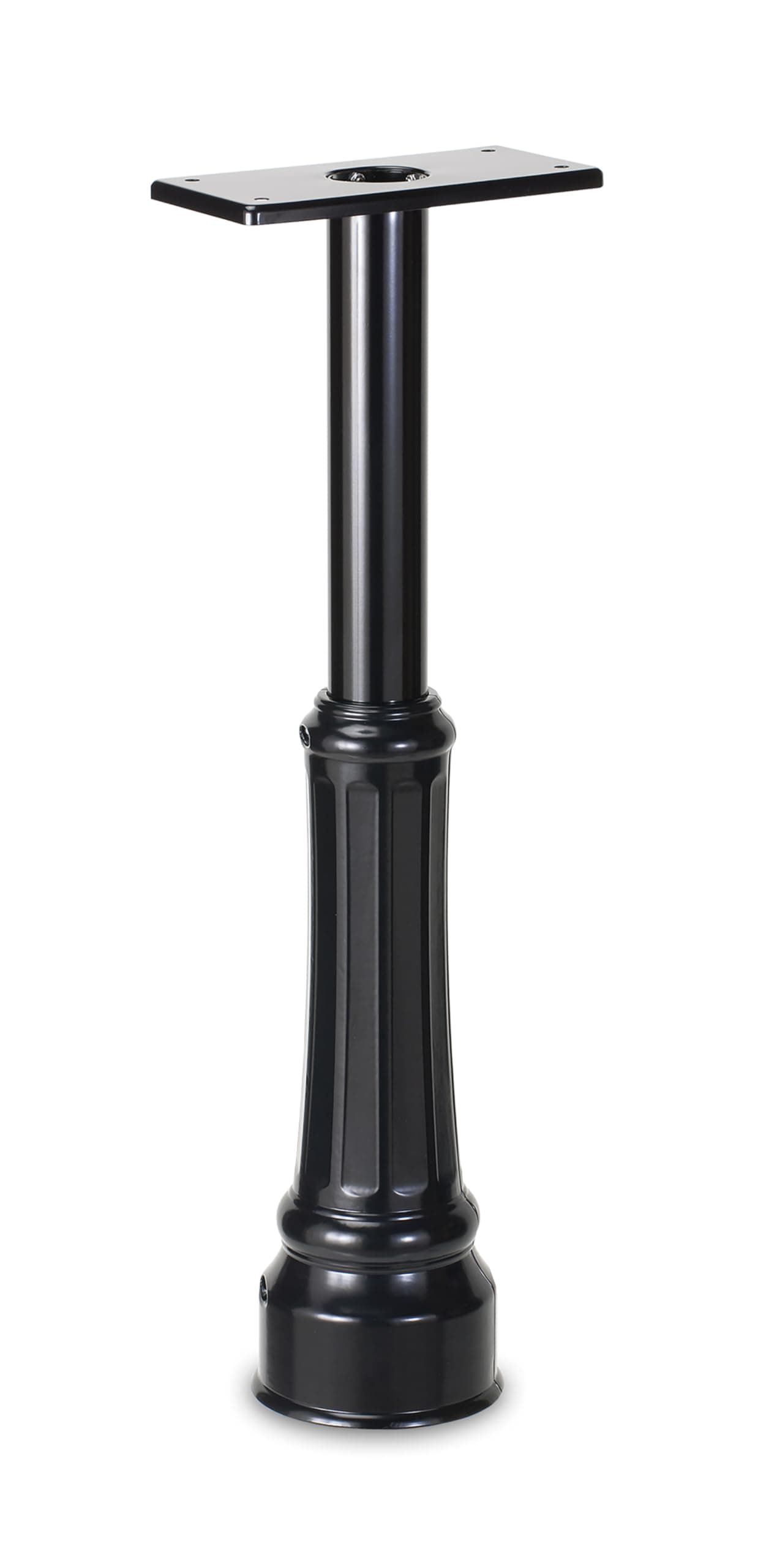 7507B Basic Post with Decorative Cover Black