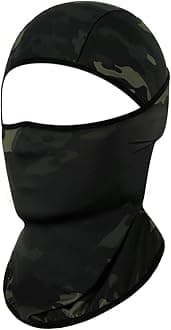 Achiou Balaclava Face Mask, Ski Mask for Men Women Football, Lightweight Sheisty, Ninja Shiesty Sun Hood UV Protector Cycling