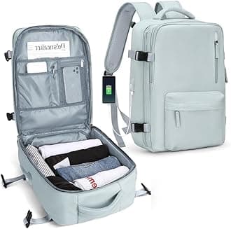 SZLXCabin Bags 40x20x25 Underseat for Ryanair Carry On Travel Backpack Cabin Size Rucksack Cabin Bag 45x36x20 New Easyjet Hand Luggage Bag Backpack Casual Daypack School Bag Fit 14 Inch Laptop