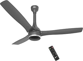 Newly Launched 1200 mm Aeon BLDC PRO, BEE 5-Star Rated, Anti-Dust Designer Ceiling fan with Remote, 5 yrs Warranty by Orient, Boost mode for High Air Delivery - Cloud Grey
