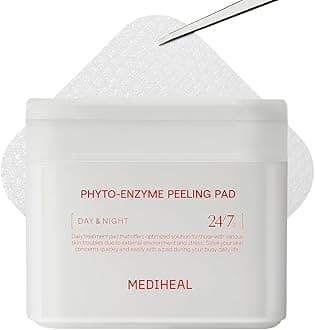 Phyto Enzyme Peeling Pad - Vegan Face Resurfacing Gauze Pads with LHA & Papaya Enzyme - Pore Tightening to Control Sebum - Exfoliating for Dead Skin Cells, 90 Pads