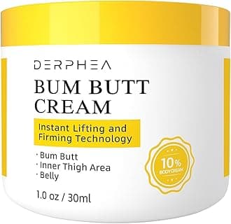 Body Tightening and Firming Cream: Crepey Skin Firming Lotion for Bum, Thighs, Arm & Belly–Skin Toning & Cellulite Reduction Cream