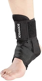 Bodyprox Ankle Brace for Women and Men, Lace Up Ankle Support Brace Stabilizer For Sprained Ankle (Medium)