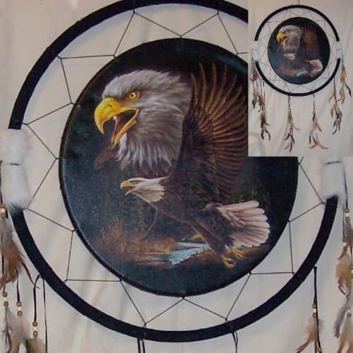 New Unique Collection 26in Eagle Dream Catcher