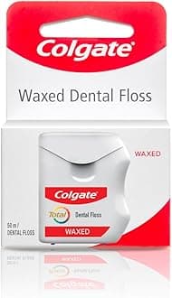 Colgate Total Waxed Dental Floss - 50m Pack of 6