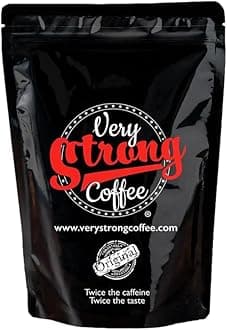 Very Strong Coffee 500g - Ground Beans - 100% ROBUSTA COFFEE - TWICE THE CAFFEINE - TWICE THE TASTE.