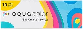Aquacolor Daily Disposable Colored Lenses with 0 Power - Misty Gray Color- (10 Lens/Box)
