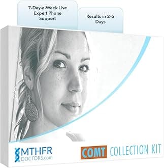 COMT Gene Methylation Test Collection Kit Comes with Results Interpretation and Live Support 7 Days a Week - Cheek Swab - Results in 2-5 Days.