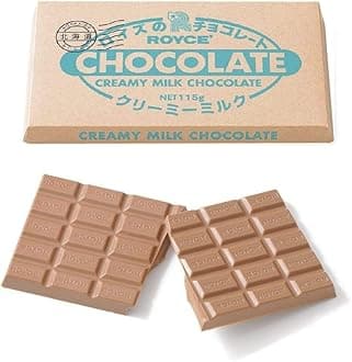 ROYCE' Chocolate Bar "Creamy Milk" - Chocolate Bar with Extra Smooth and Creamy Flavors| Gourmet Snack for Gifting & Indulging | Japanese Chocolate from Hokkaido (8 Blocks of Chocolate)