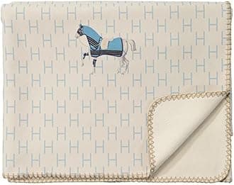 31x60'' Throw Blanket Shawl - Luxury Blue Horse Soft Thickened Sheep Cashmere Blanket for Living Room Office Car Leisure Travel