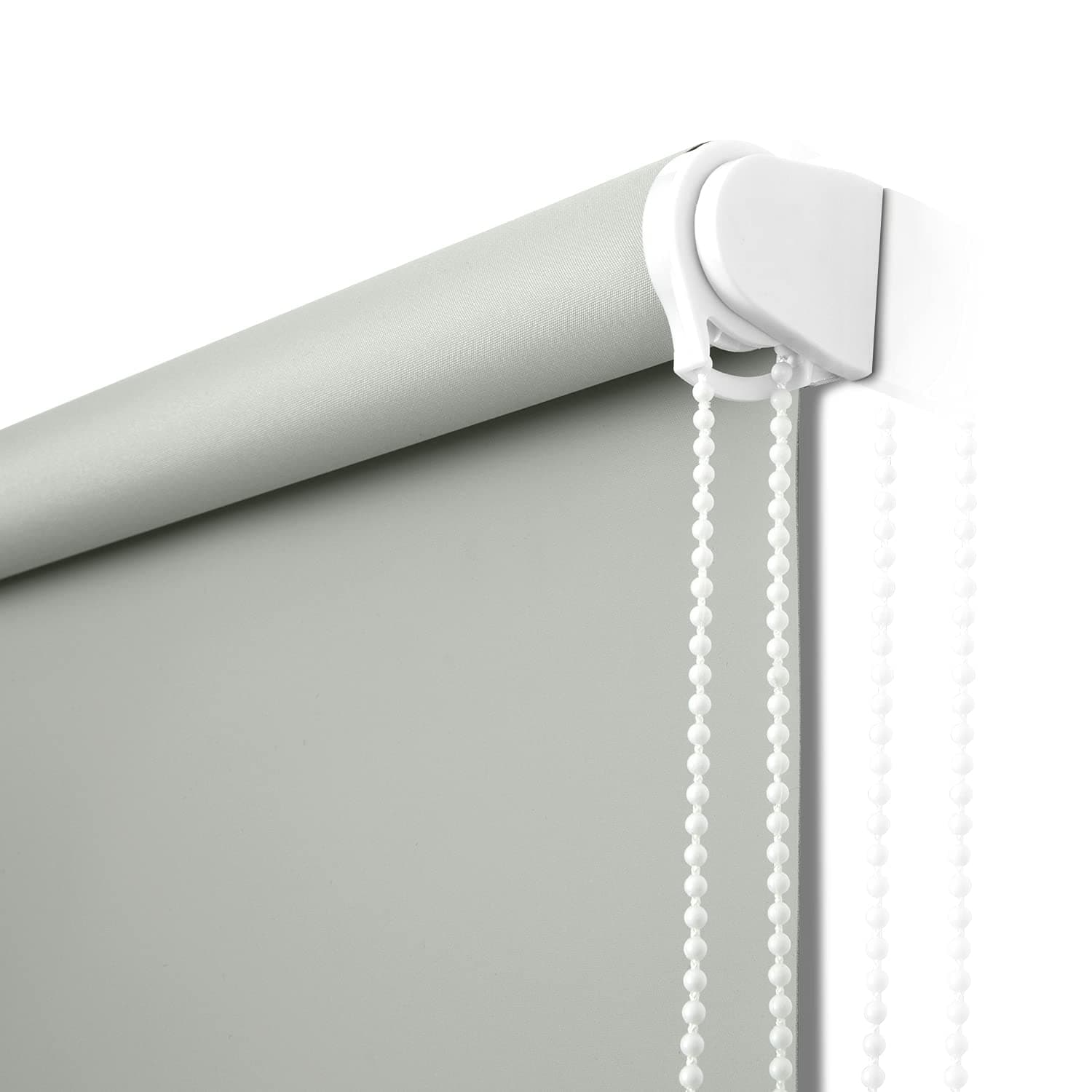 NUTRO CHILL Window Shades, Thermal Insulated Fabric Roller Window Blinds for Home, Hotel, Club, Restaurant, Office (25" W x 68" L, Light Grey)