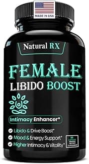 Fast Acting Female Libido Booster | Female Enhancement, Natural Lubrication, Long Lasting, Hormonal Balance | High Intimacy, Increases Drive and Mood with Maca Root, Ginseng, Tribulus, Gingko|
