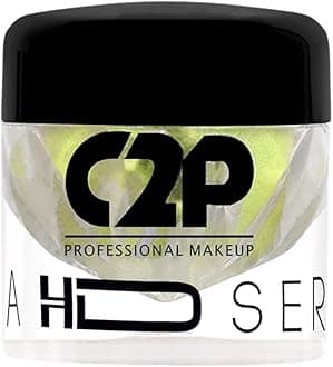 C2P Pro Eyeshadow Pigment for Eye Makeup - 2g | Long-Lasting and Highly Pigmented Loose Precious Pigments with Metallic Effect | Cosmetics For Women and Girls,Wrapper 51, 2 grams