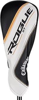 New Golf Rogue ST White/Black/Gold Fairway Wood Headcover
